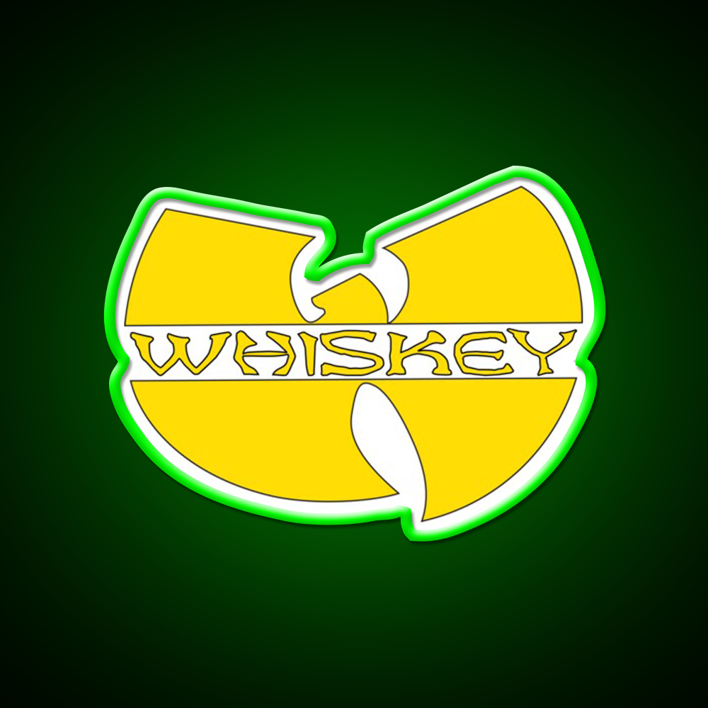 W Is For Whiskey Drink Bar Led Neon Sign Rgb Color