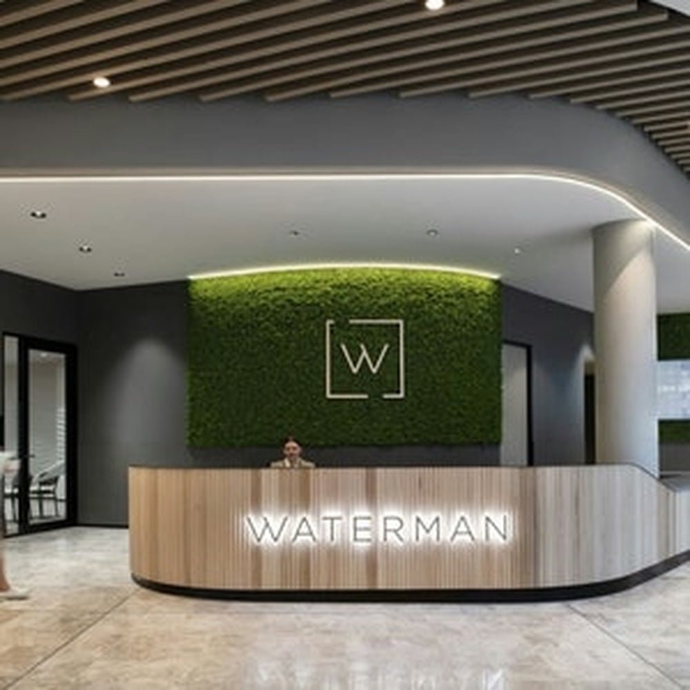 W Waterman 3D Backlit Channel Letters Led Light Sign - Shineneon