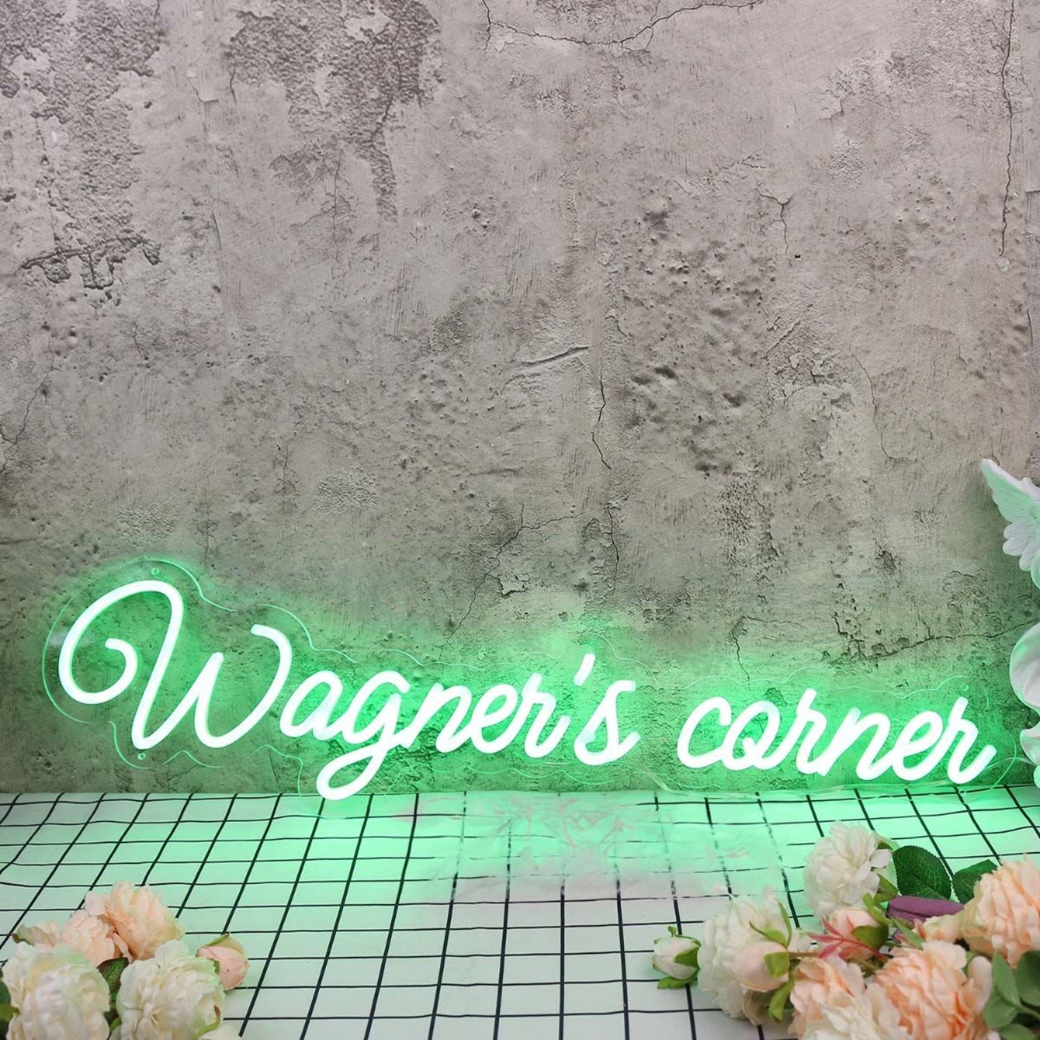Wageners Corner Green Led Neon Sign - Shineneon