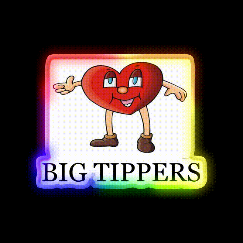 Waitress Man Cave Bar Led Neon Sign Rgb Color