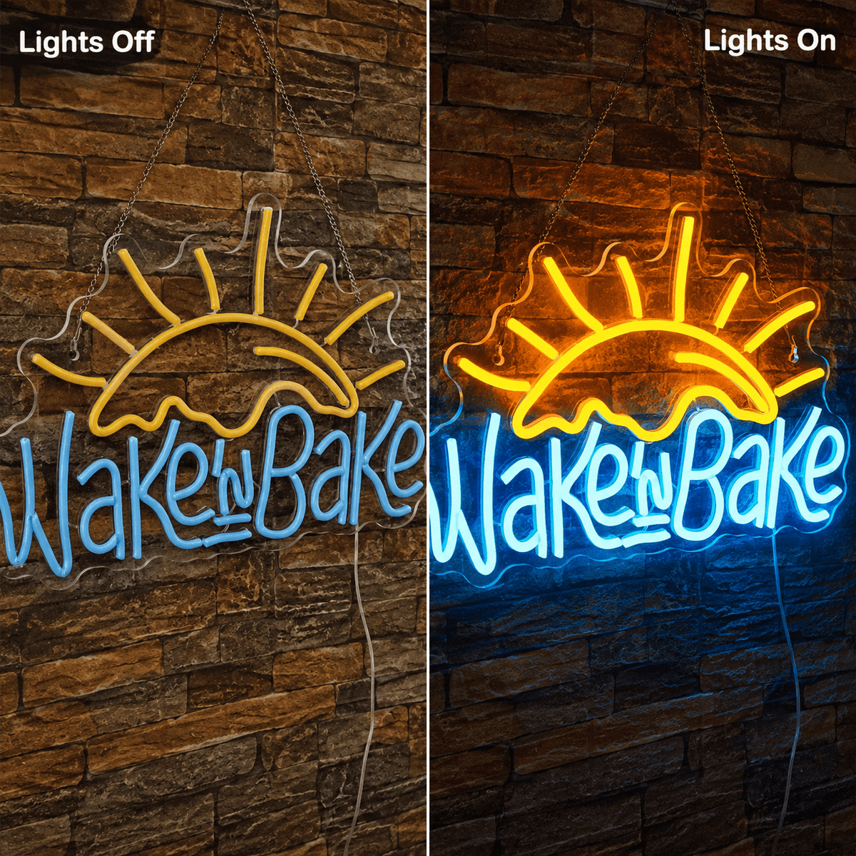 Wake And Bake LED Neon Sign - Shineneon
