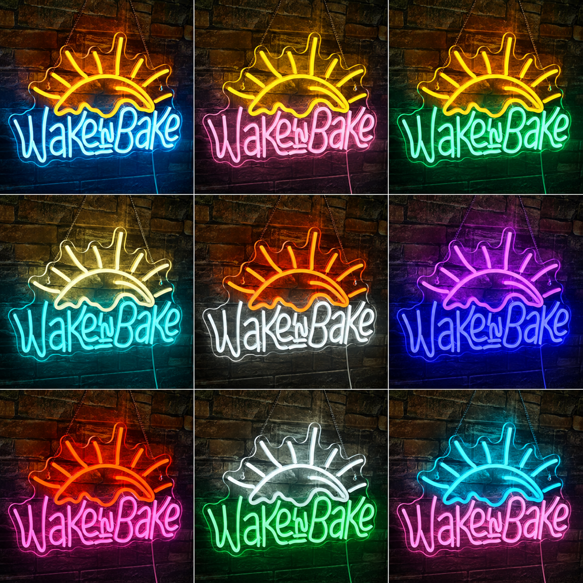 Wake And Bake LED Neon Sign - Shineneon