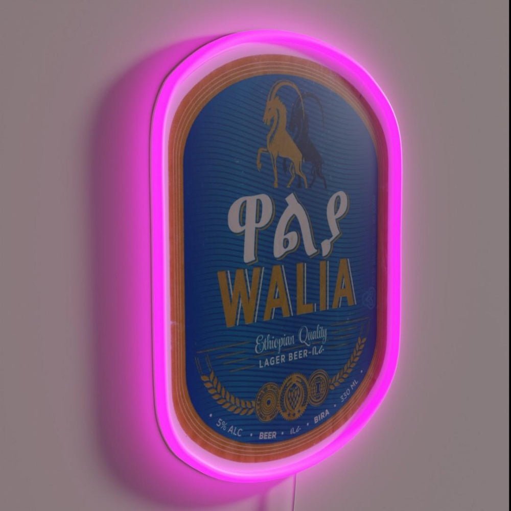 Walia Beer Ethiopia Rgb Led Neon Sign - Shineneon