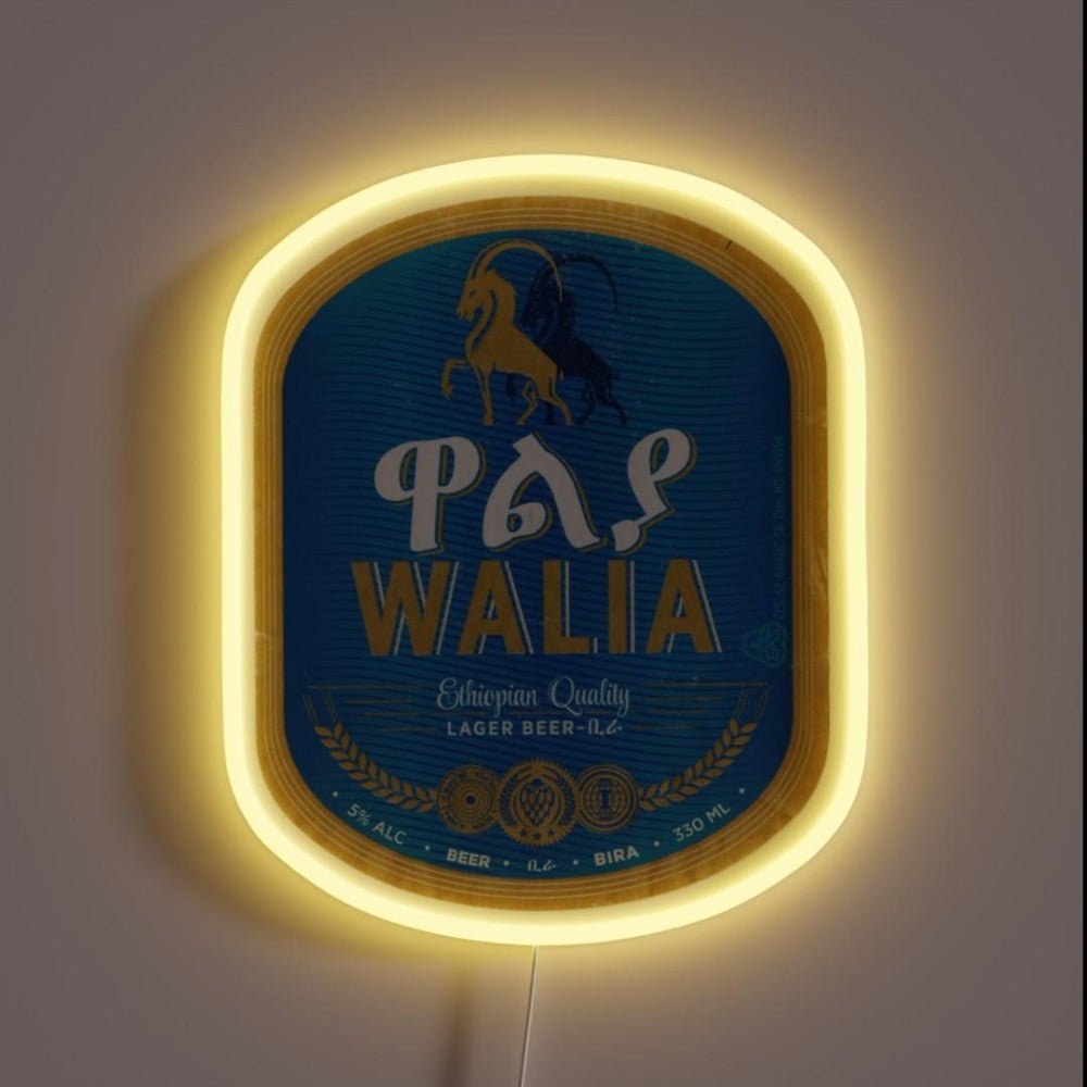 Walia Beer Ethiopia Rgb Led Neon Sign - Shineneon