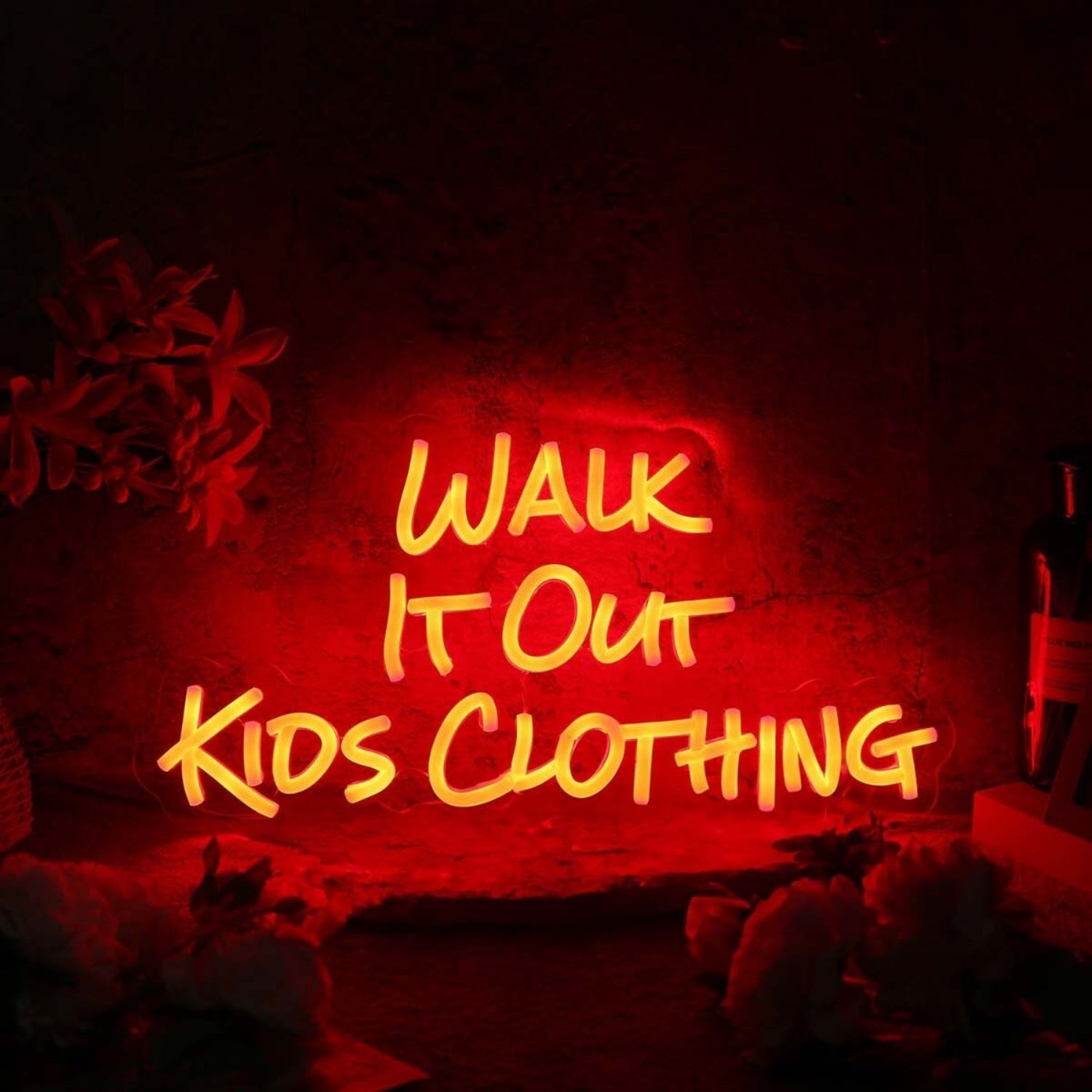Walk It Out Kids Clothing Red Led Neon Sign - Shineneon