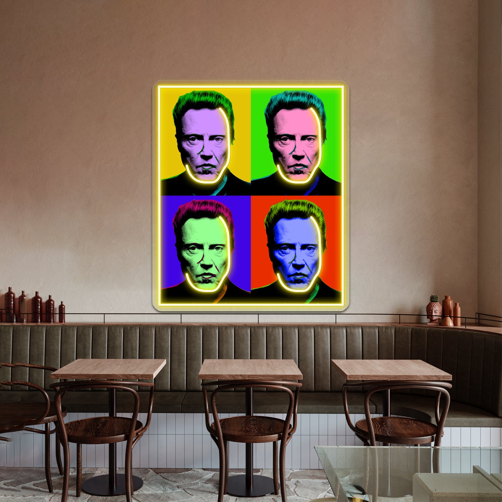 Walken Goes Warhol Artwork Neon Signs Custom | Shineneon