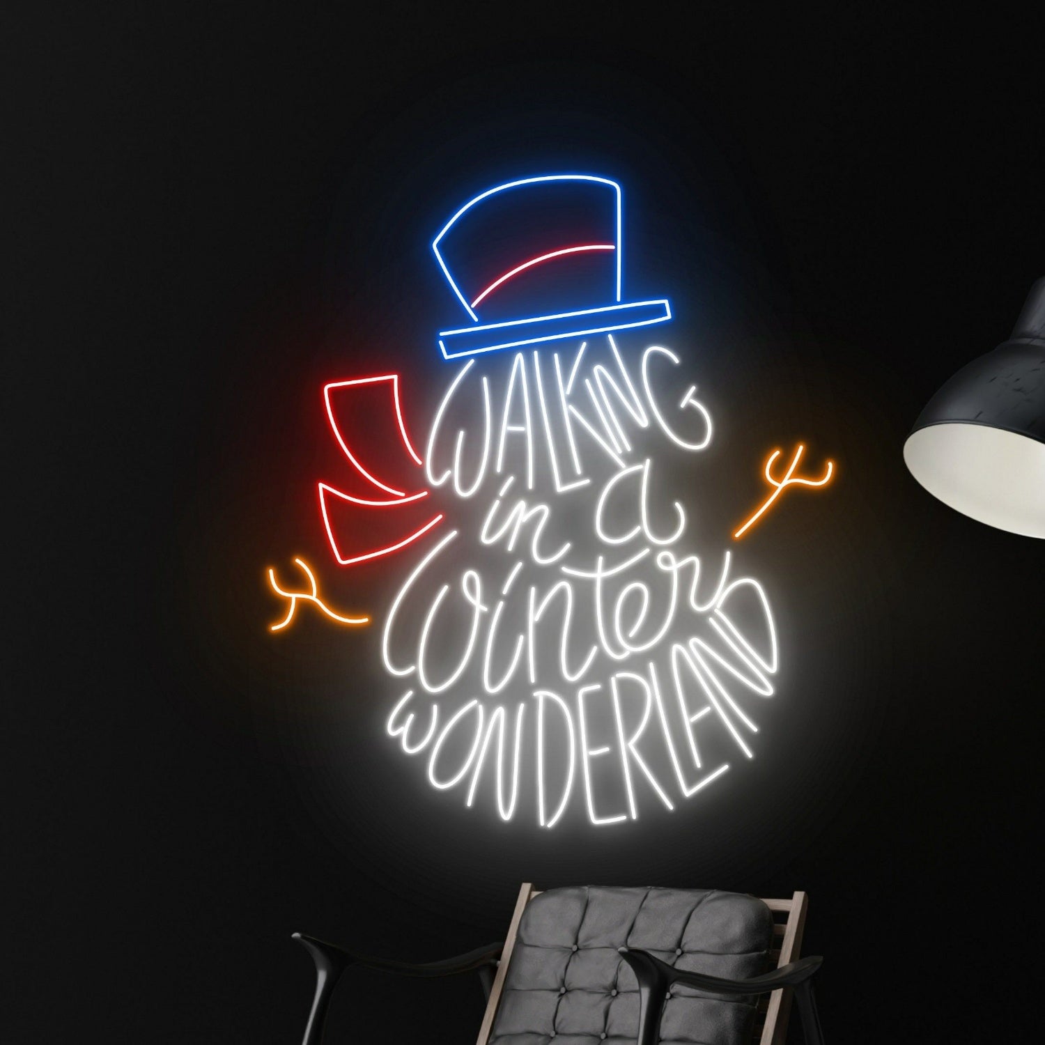 Walking In A Winter Wonderland Led Neon Sign | Shineneon