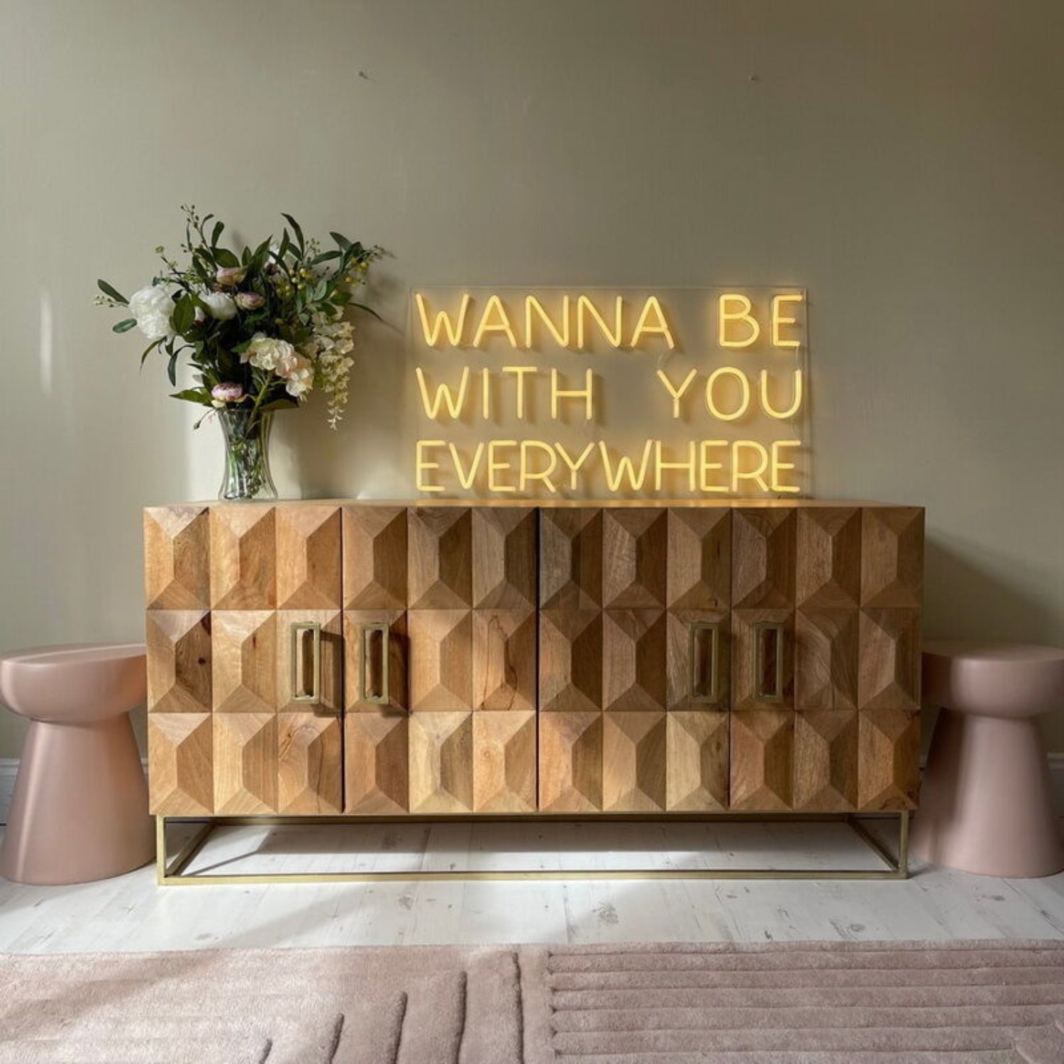 Wanna Be With You Everywhere Neon Sign For Romantic | Shineneon