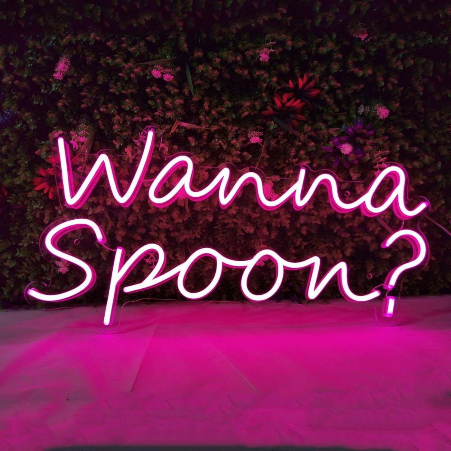 Wanna Spoon Led Neon Sign | Shineneon