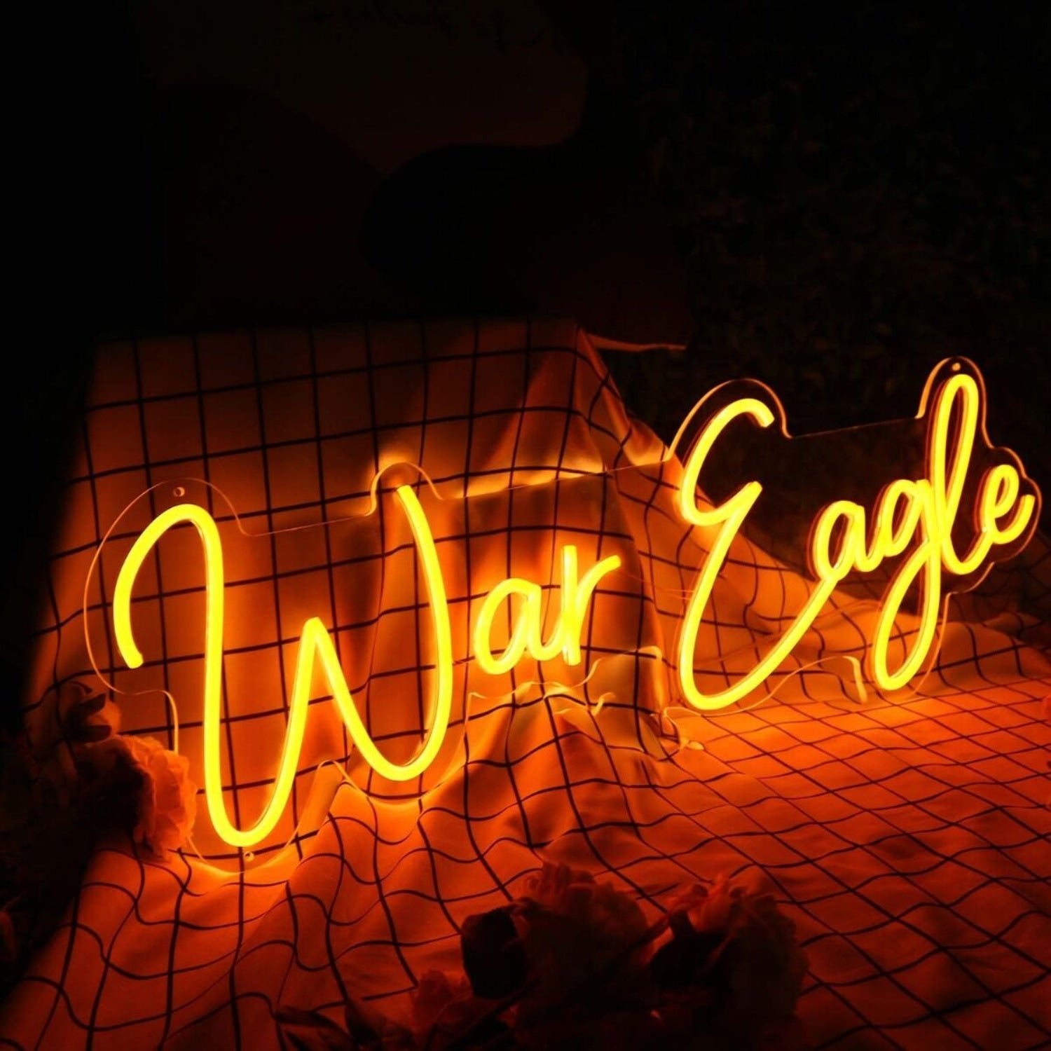 War Eagle Orange Custom Led Neon Sign - Shineneon