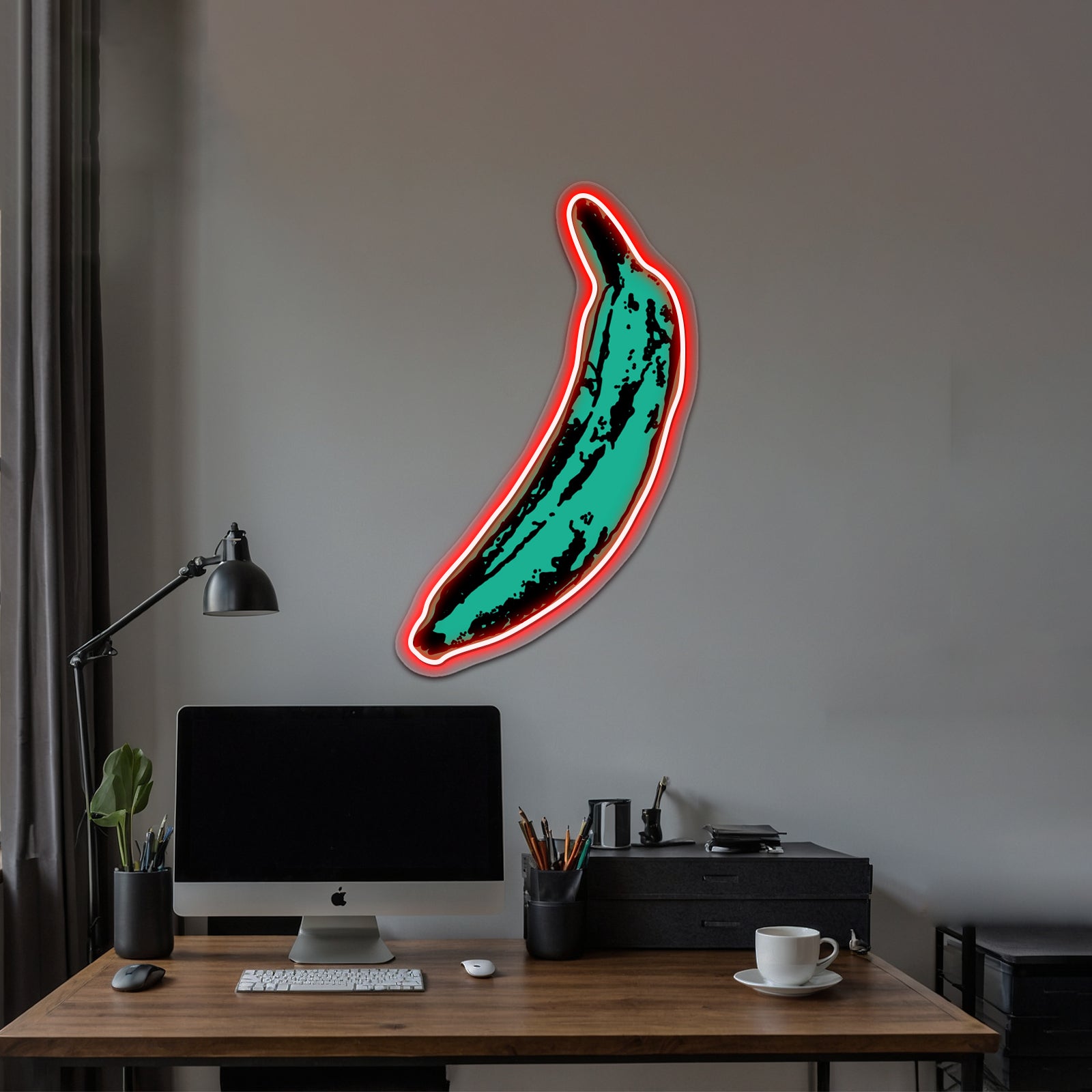 Warhol Banana Green Artwork Neon Signs Custom | Shineneon