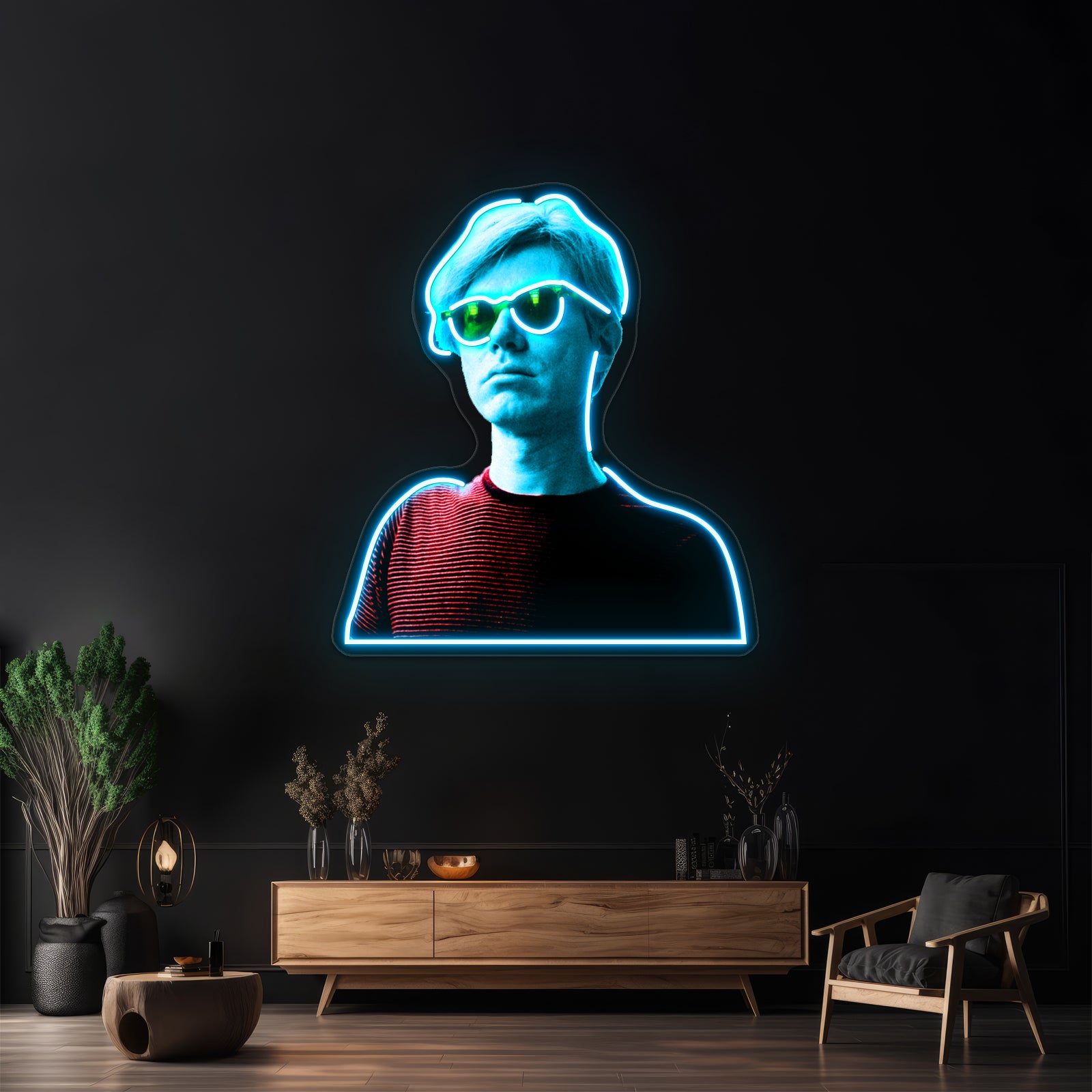 Warhol Fashion Man Artwork Neon Signs Custom | Shineneon