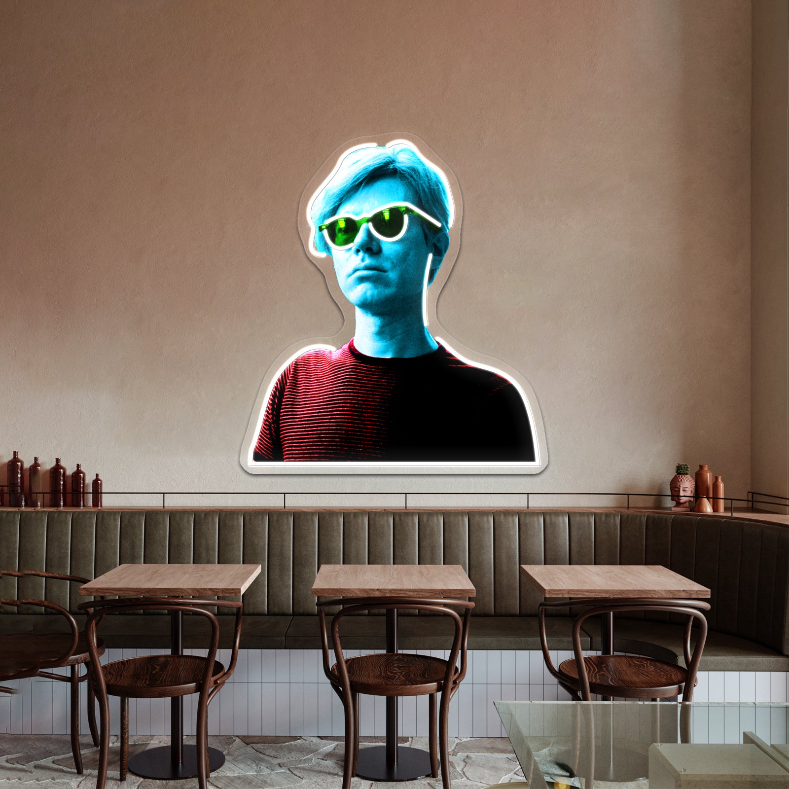 Warhol Fashion Man Artwork Neon Signs Custom | Shineneon