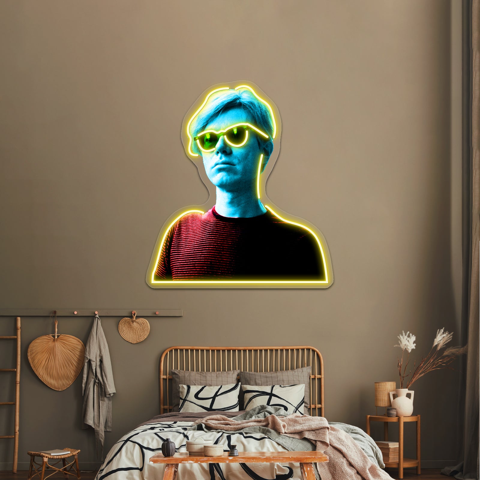 Warhol Fashion Man Artwork Neon Signs Custom | Shineneon