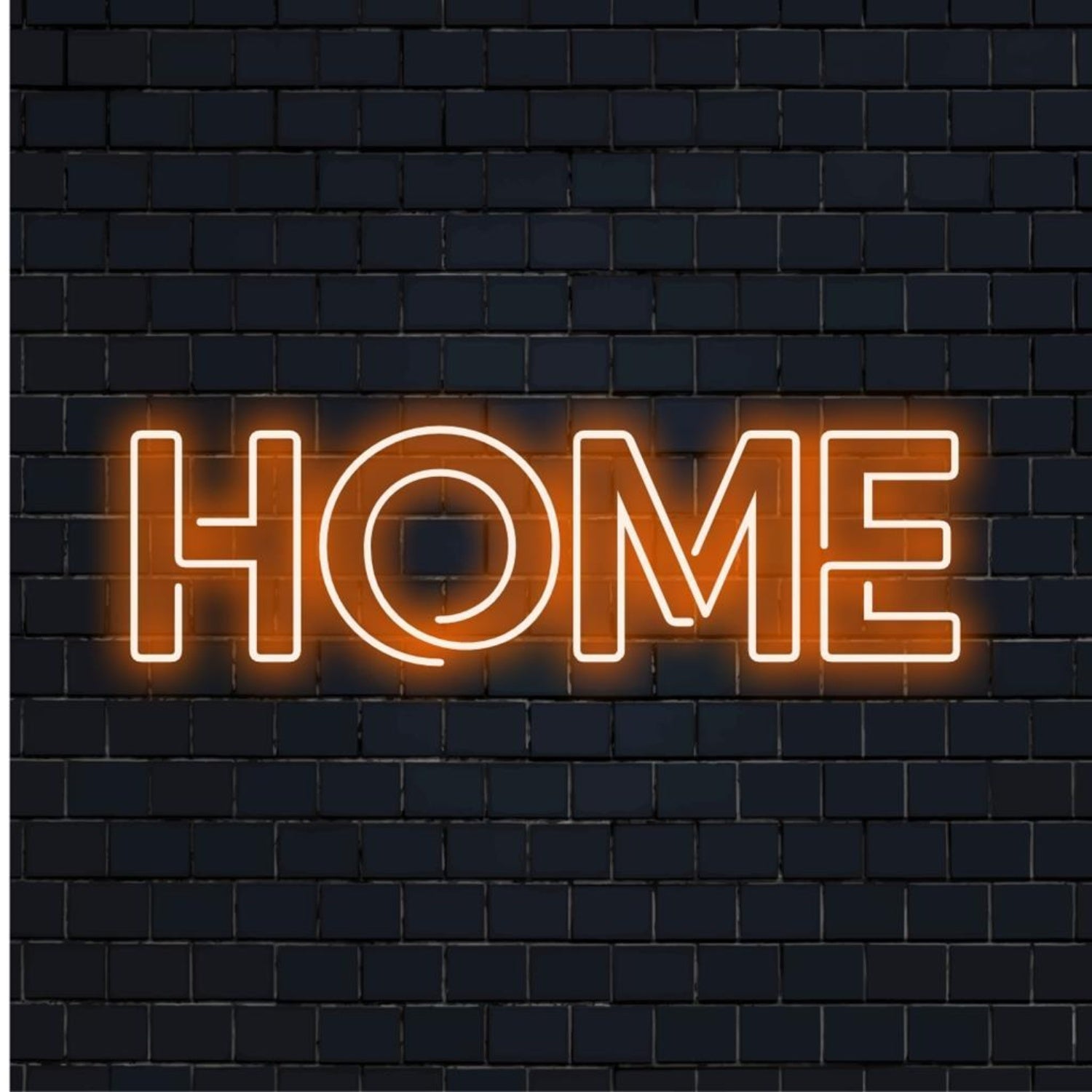 Warm Amber Home Led Neon Sign For Cozy Living Room Wall Decor | Shineneon