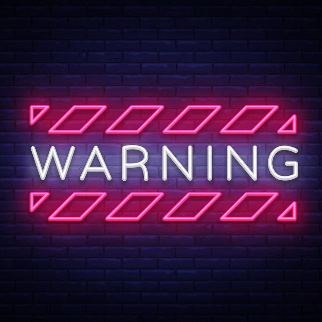Warning Led Sign Business Neon Sign - Shineneon