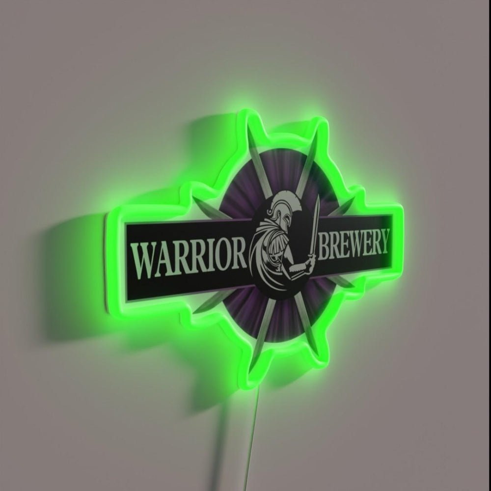 Warrior Brewery Merchandise Rgb Led Neon Sign - Shineneon