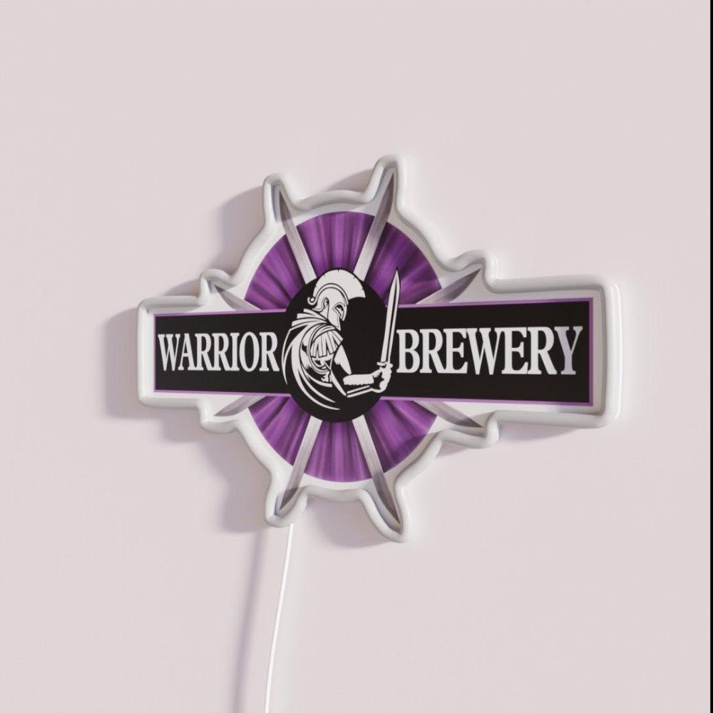 Warrior Brewery Merchandise Rgb Led Neon Sign - Shineneon