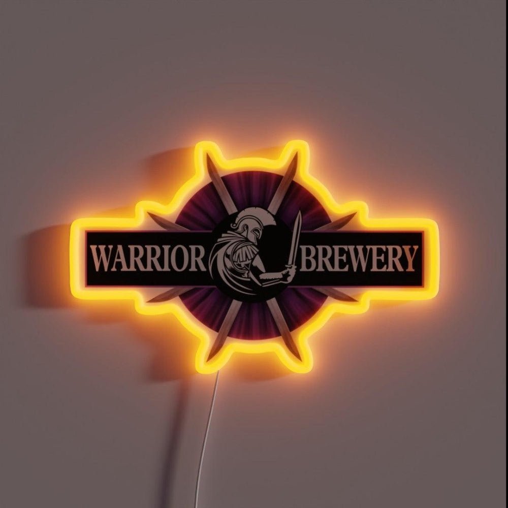 Warrior Brewery Merchandise Rgb Led Neon Sign - Shineneon