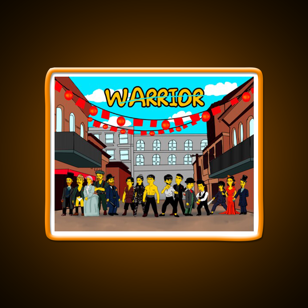 Warriors Of Chinatown Awesome Tv Show Artwork Asian Cultural Led Neon Sign Rgb Color - LED neon sign view 6