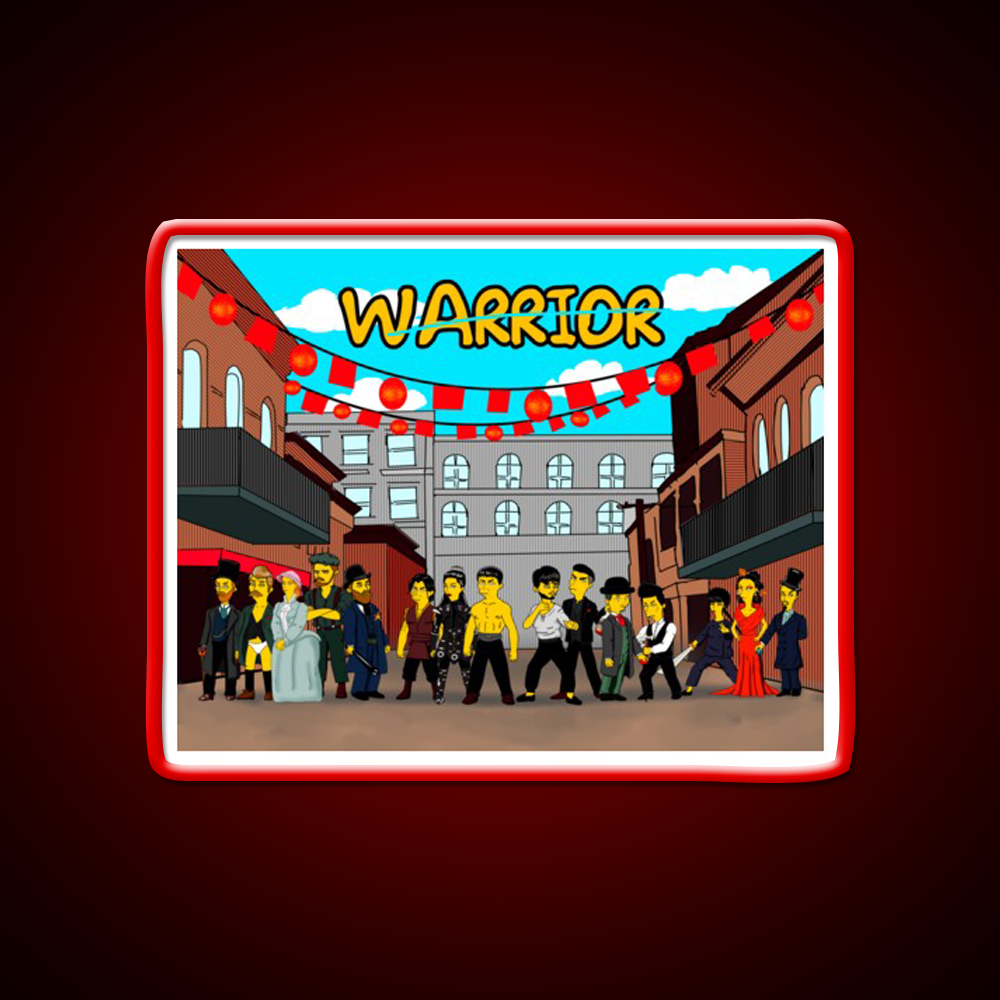 Warriors Of Chinatown Awesome Tv Show Artwork Asian Cultural Led Neon Sign Rgb Color - LED neon sign view 10