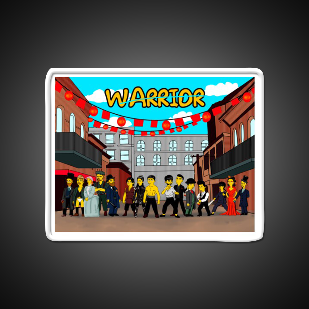 Warriors Of Chinatown Awesome Tv Show Artwork Asian Cultural Led Neon Sign Rgb Color - LED neon sign view 11