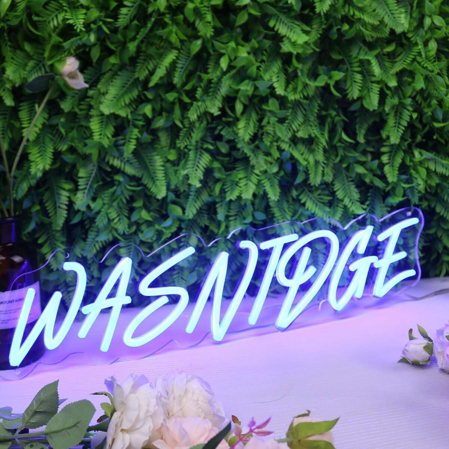 Wasnidge Blue Led Neon Sign - Shineneon