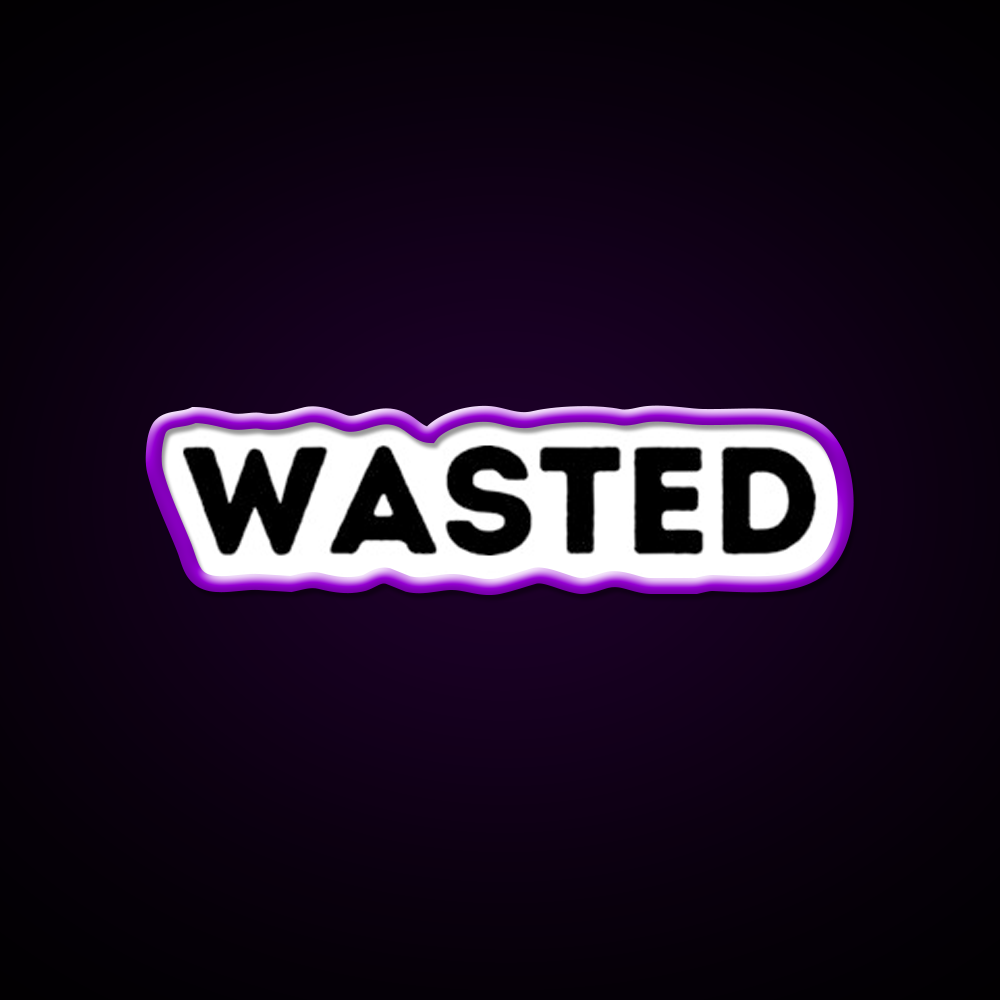 Wasted Man Cave Bar Led Neon Sign Rgb Color