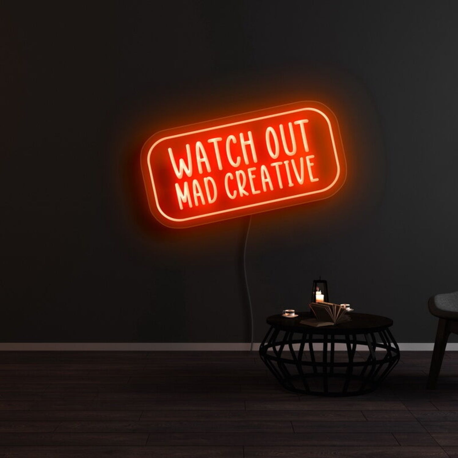 Watch Out Mad Creative Led Neon Sign | Shineneon