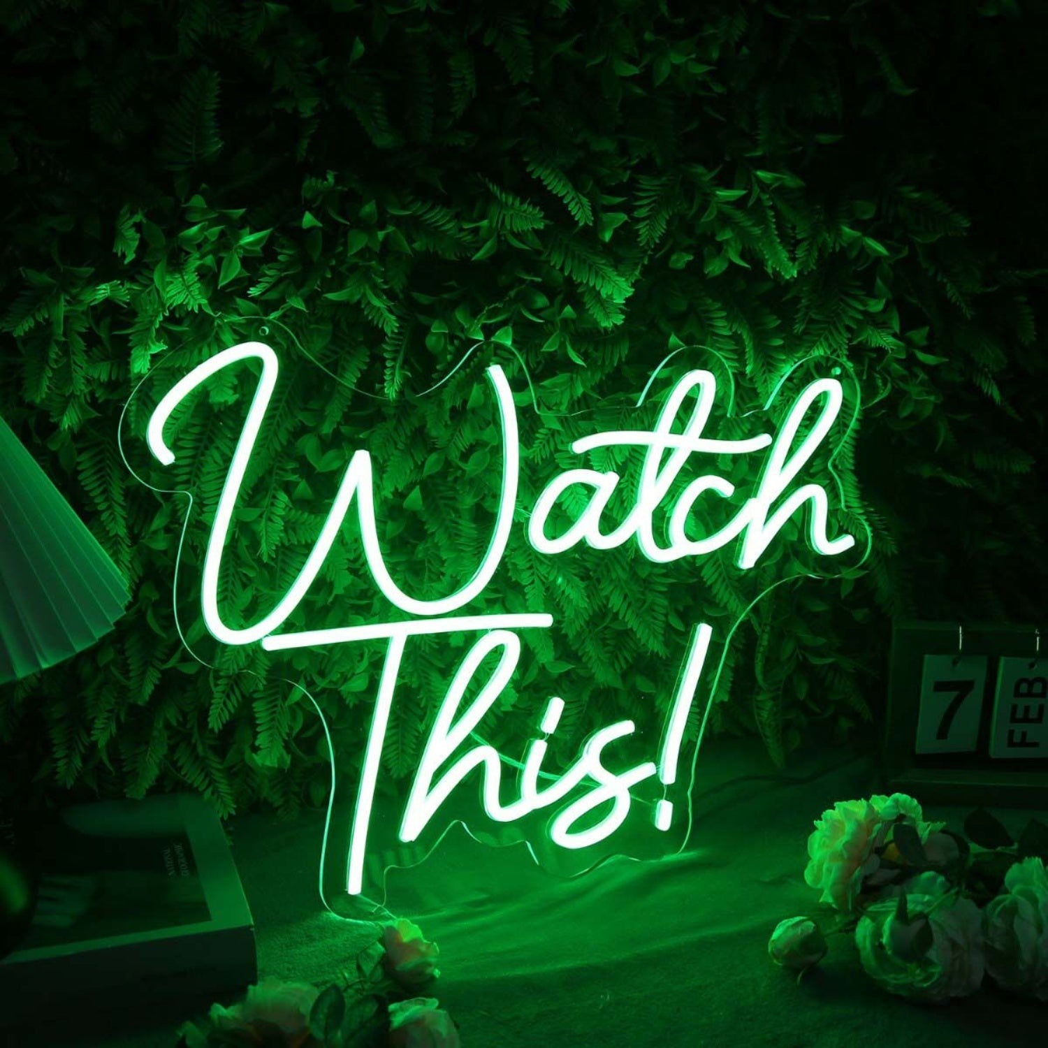 Watch This Green Led Neon Sign - Shineneon