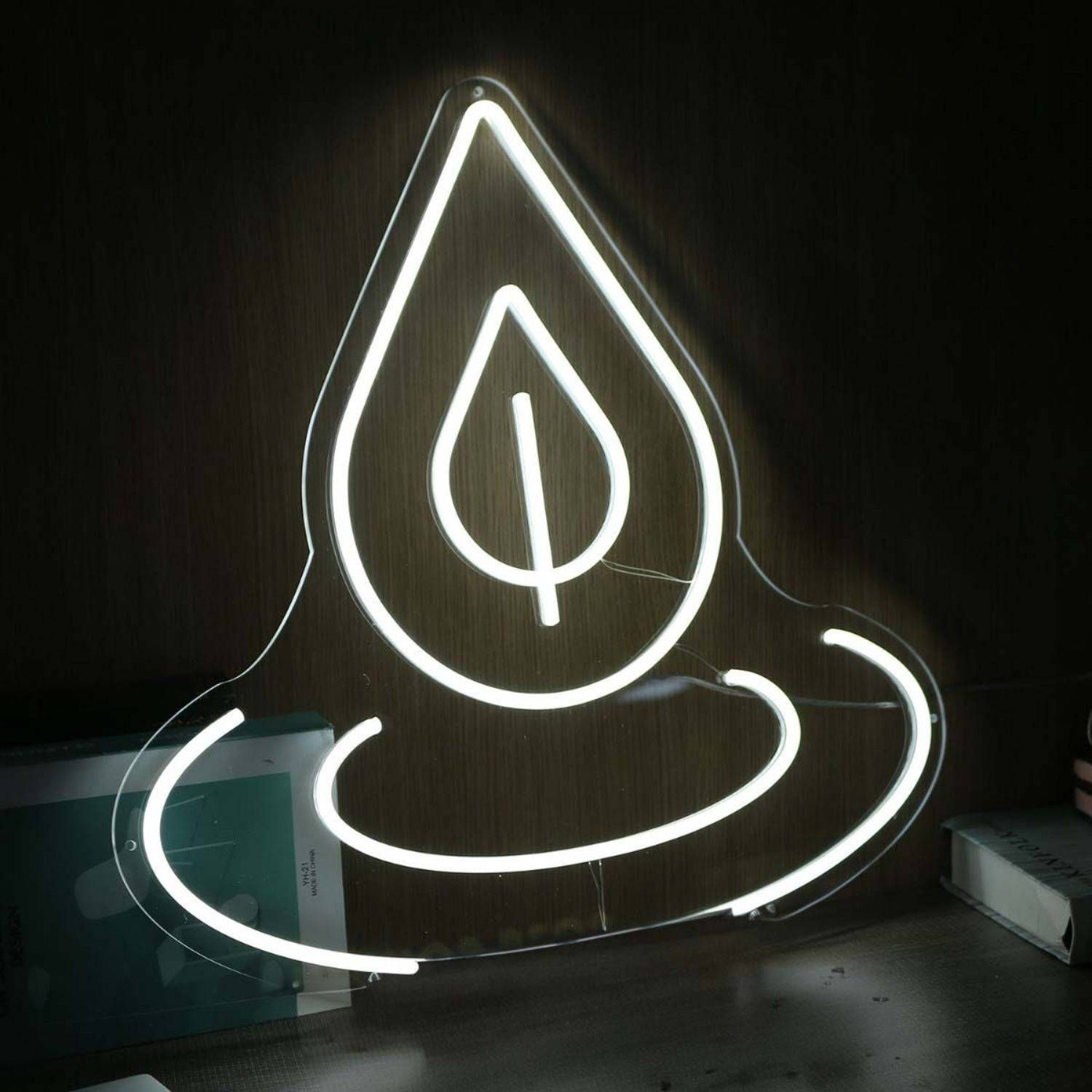 Water Dropping White Led Neon Sign - Shineneon