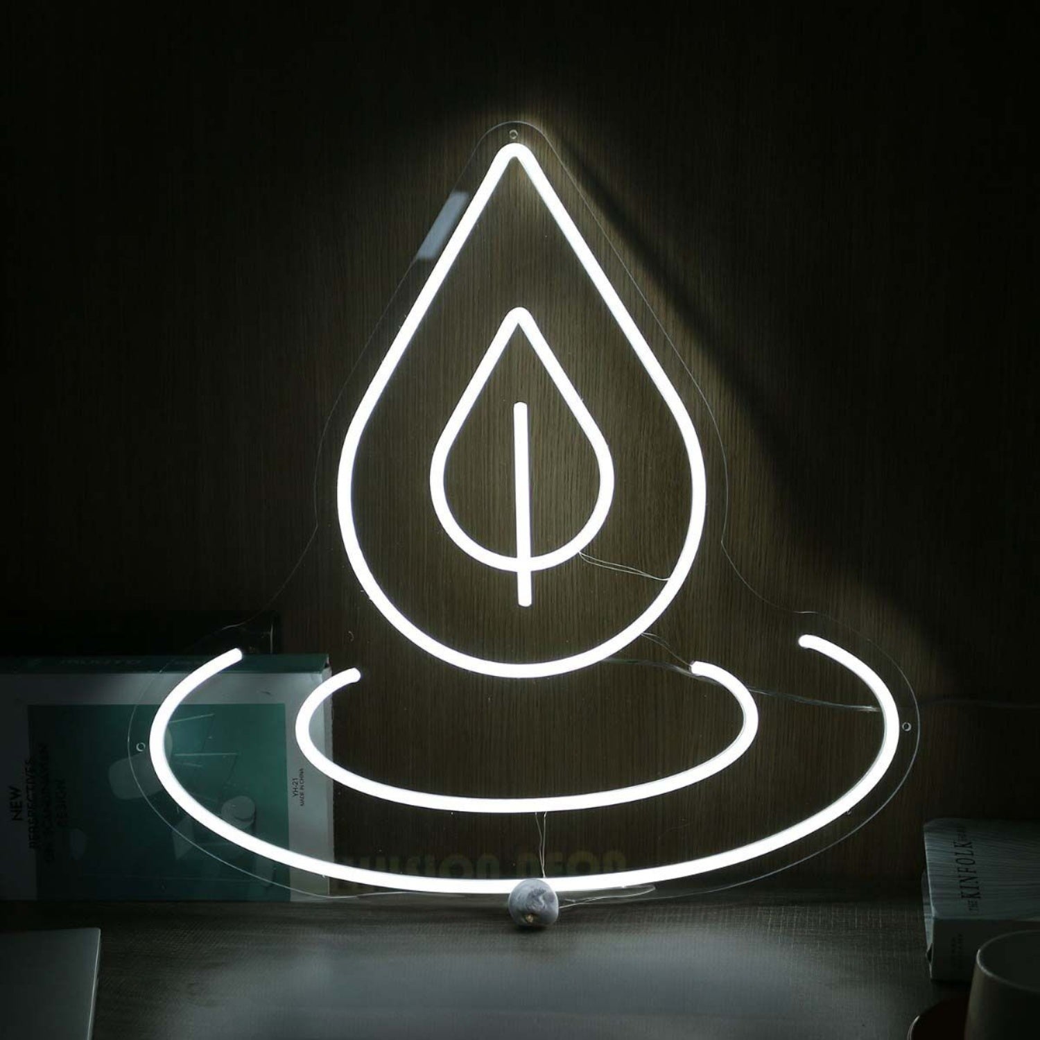 Water Dropping White Led Neon Sign - Shineneon