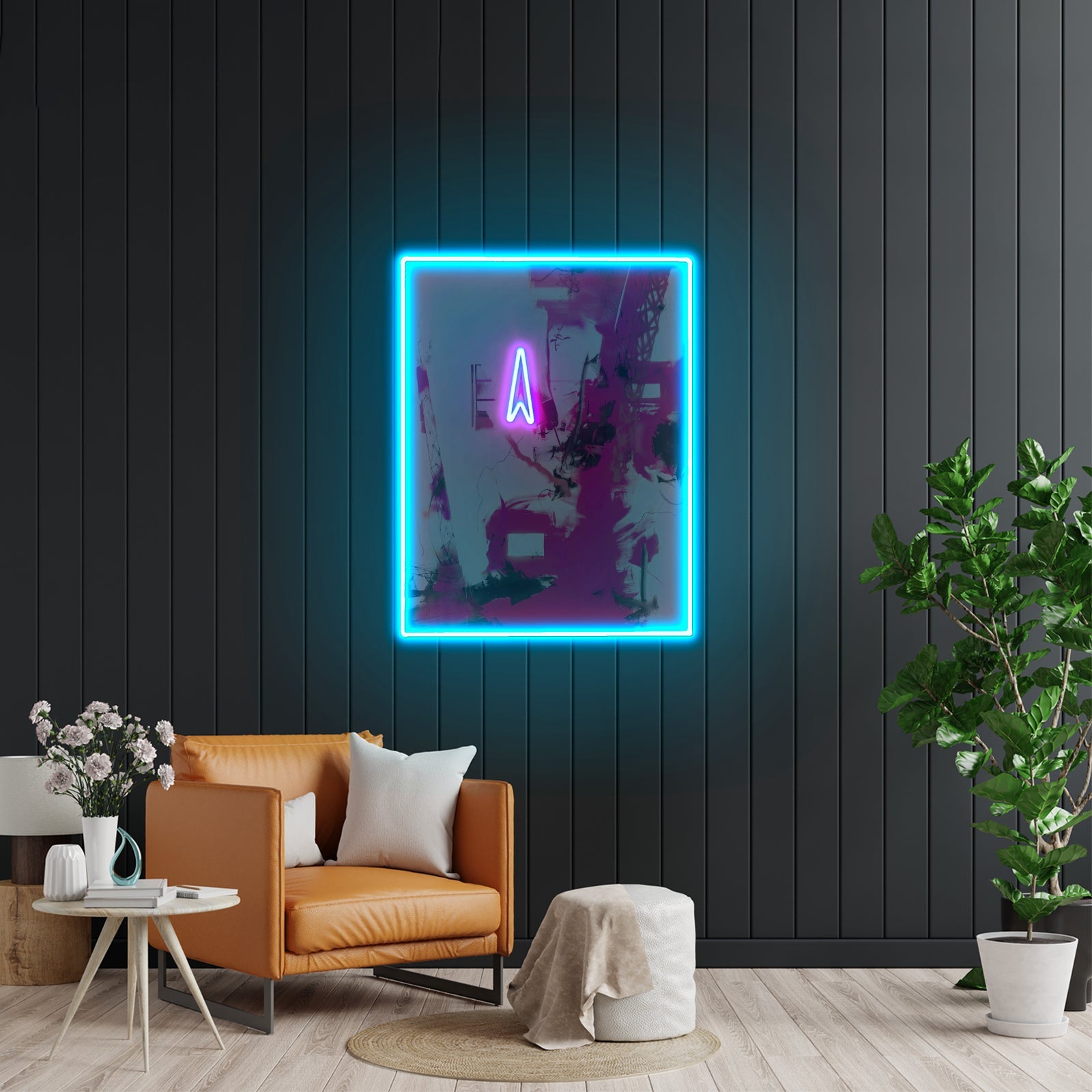 Water Flows With Fish Led Neon Sign Light Custom Led Signs - Shineneon