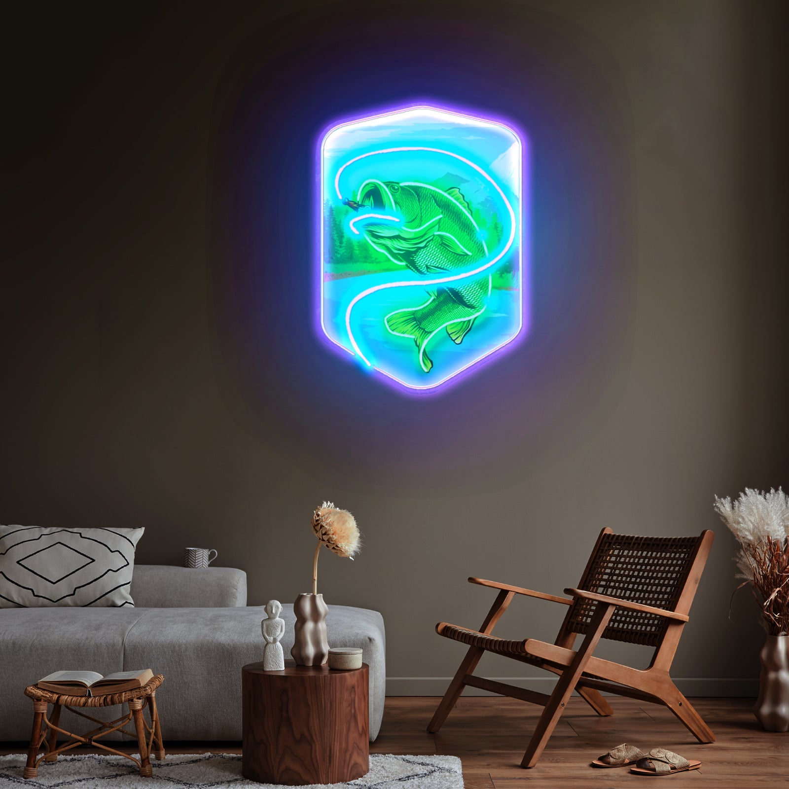 Watermelon Skull Custom Led Signs Artwork For Sale