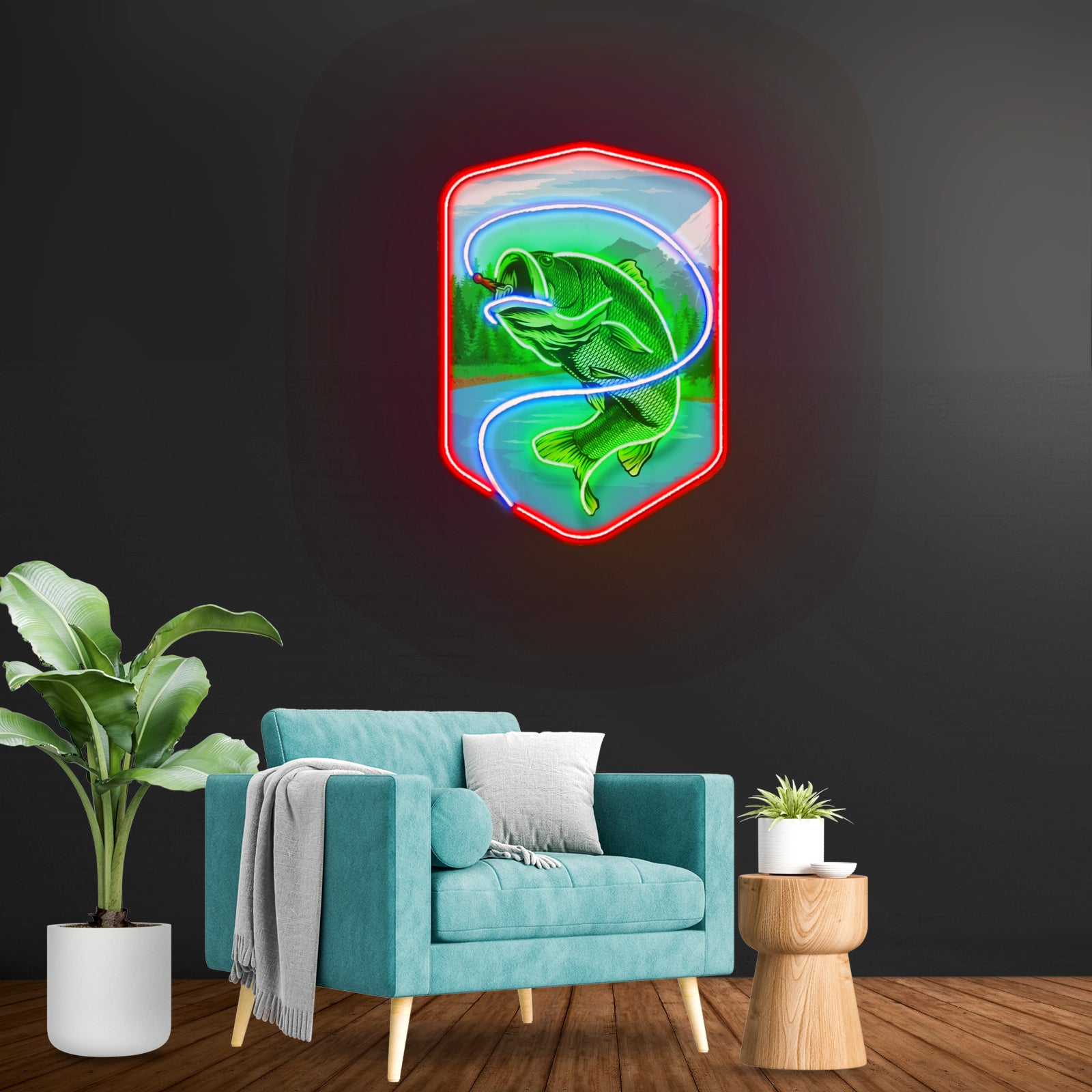 Watermelon Skull Custom Led Signs Artwork For Sale