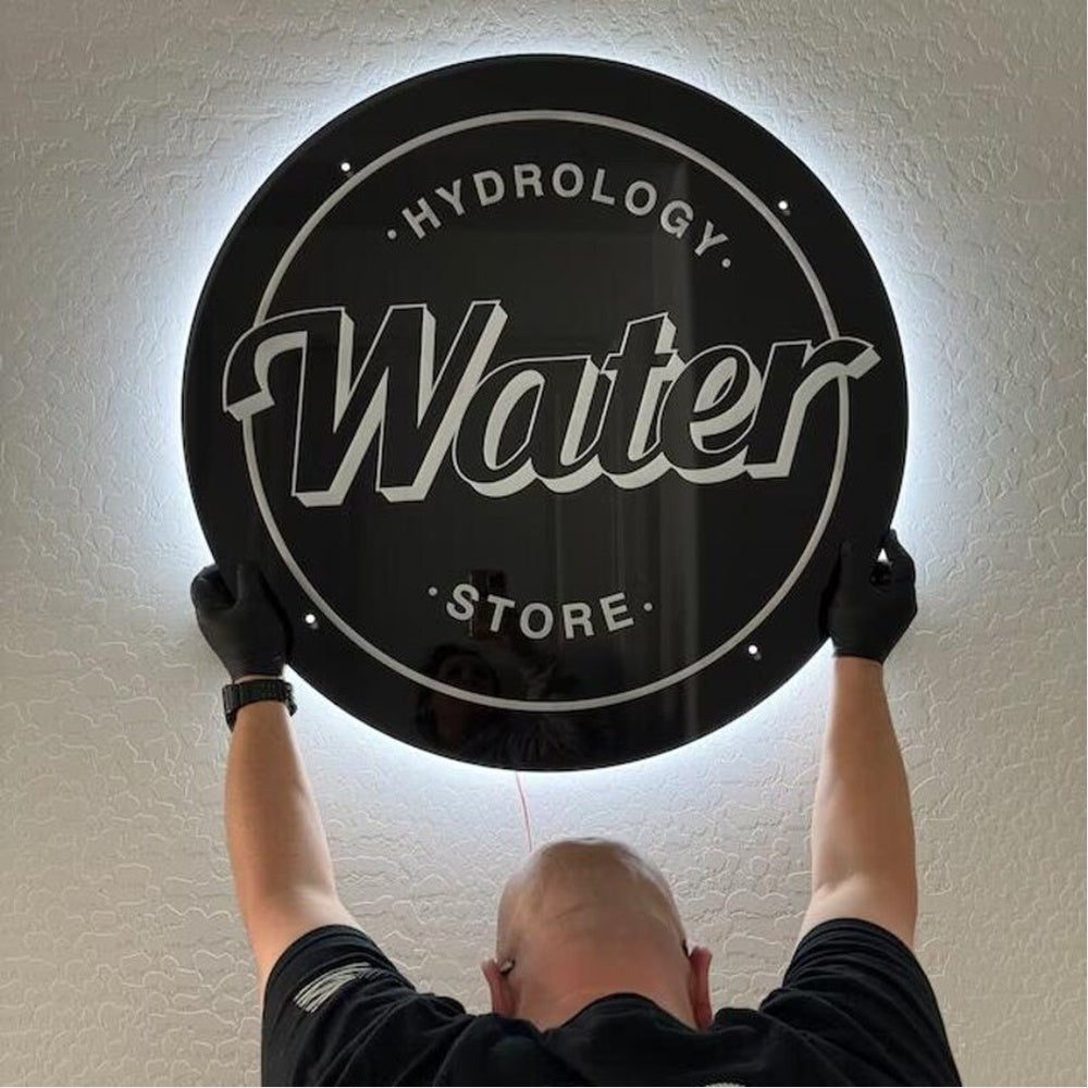 Water Store Acrylic Business Logo Sign - Shineneon