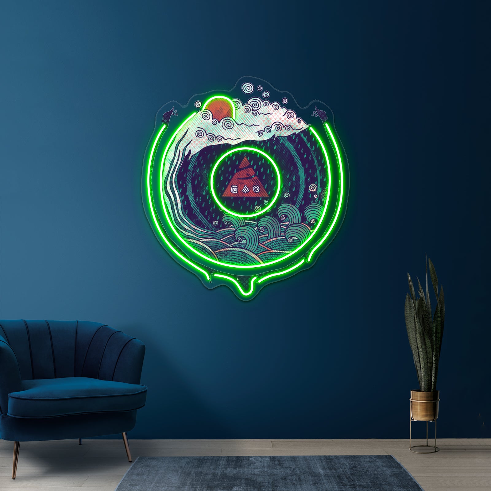 Water Wall Artwork Neon Signs | Shineneon