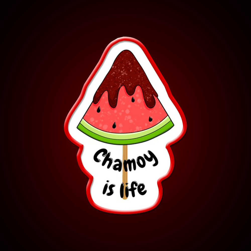 Watermelon Chamoy On A Stick Snack Food Led Neon Sign Rgb Color - Shineneon