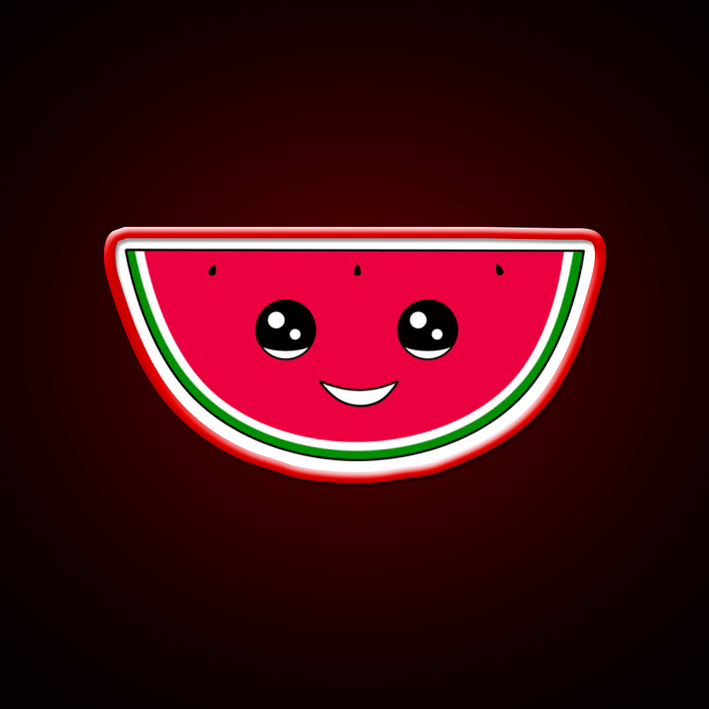 Watermelon Cutie Snack Food Led Neon Sign Rgb Color - Shineneon