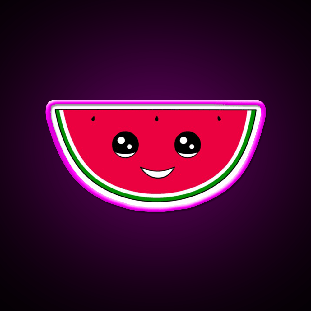 Watermelon Cutie Snack Food Led Neon Sign Rgb Color - Shineneon