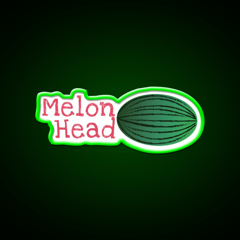 Watermelon Head Snack Food Led Neon Sign Rgb Color - Shineneon