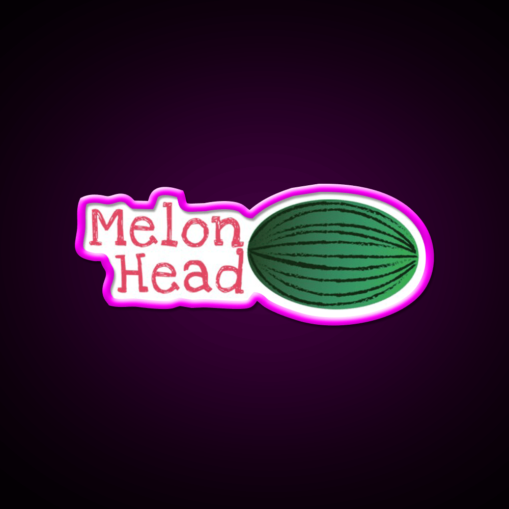 Watermelon Head Snack Food Led Neon Sign Rgb Color - Shineneon