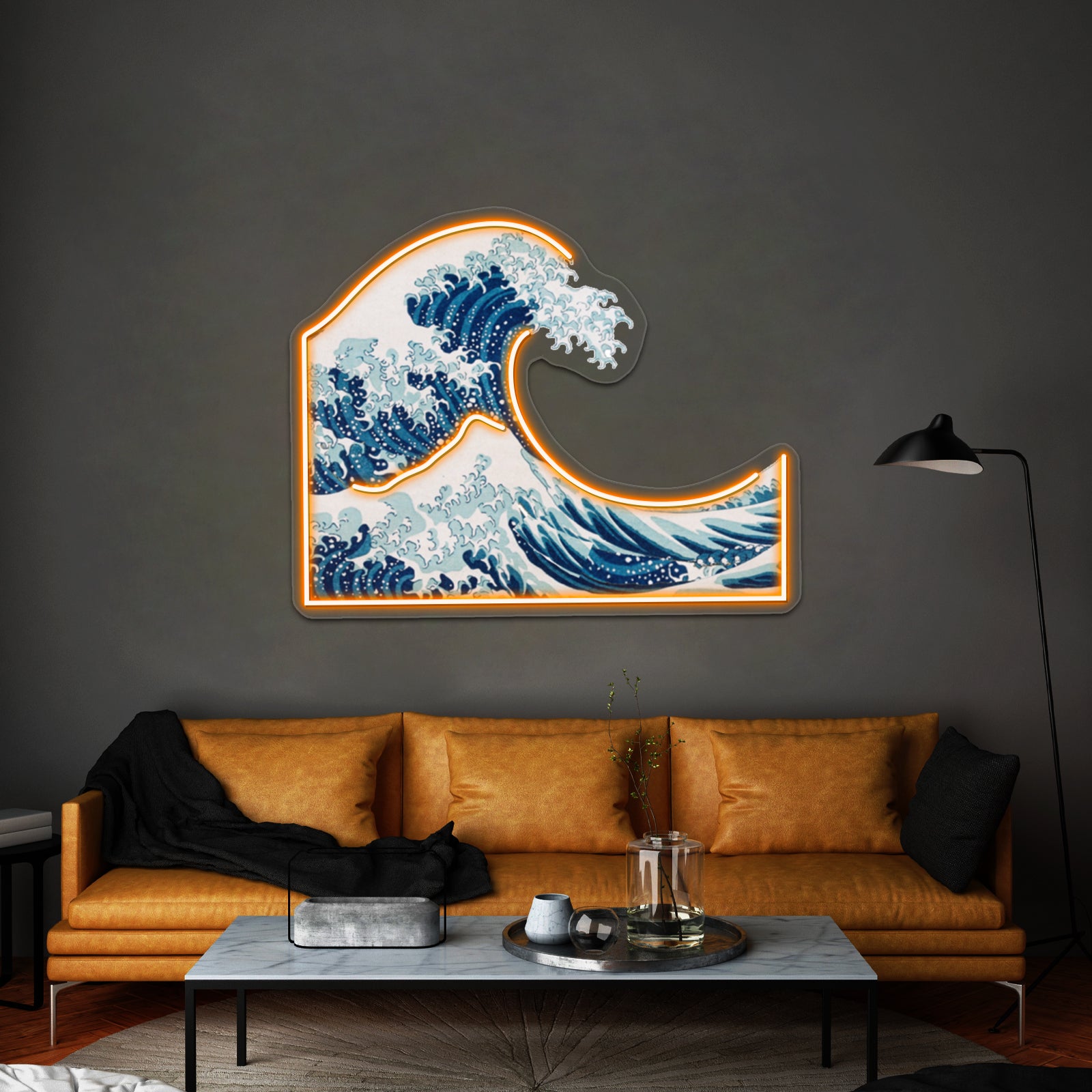 Wave Artwork Neon Signs Custom | Shineneon