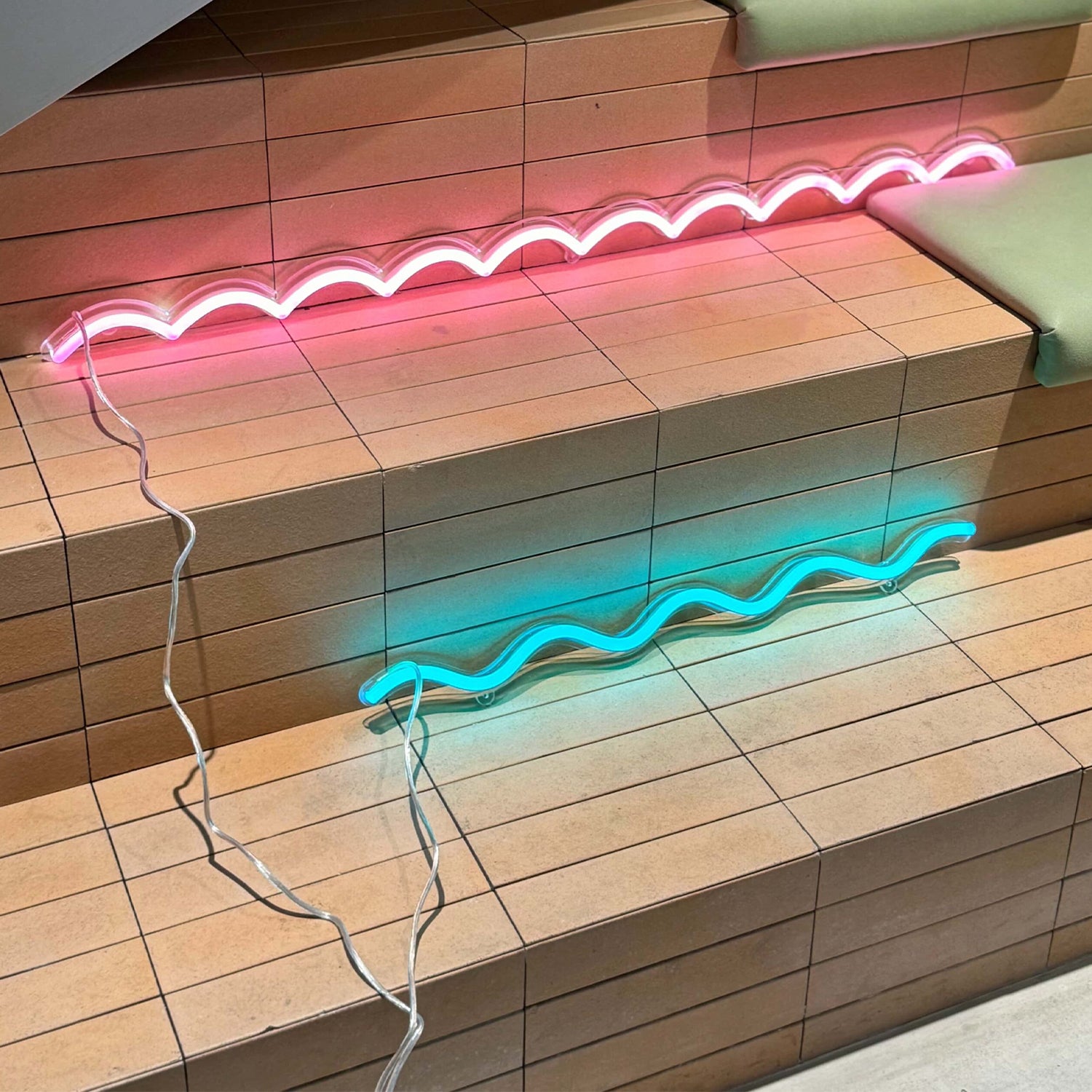 Wave Together Wavy Lines Led Neon Sign Wall Art | Shineneon