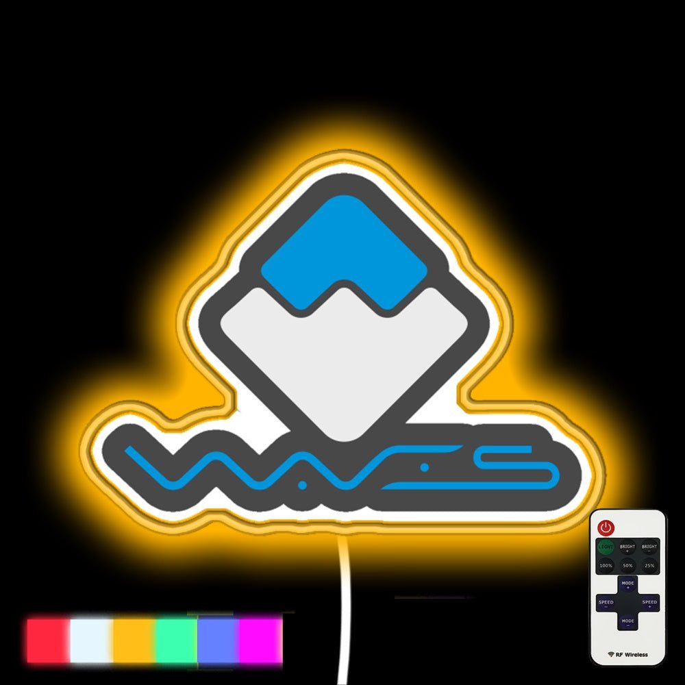 Waves Platform Neon Gift Merchandise Led Neon Sign - Shineneon