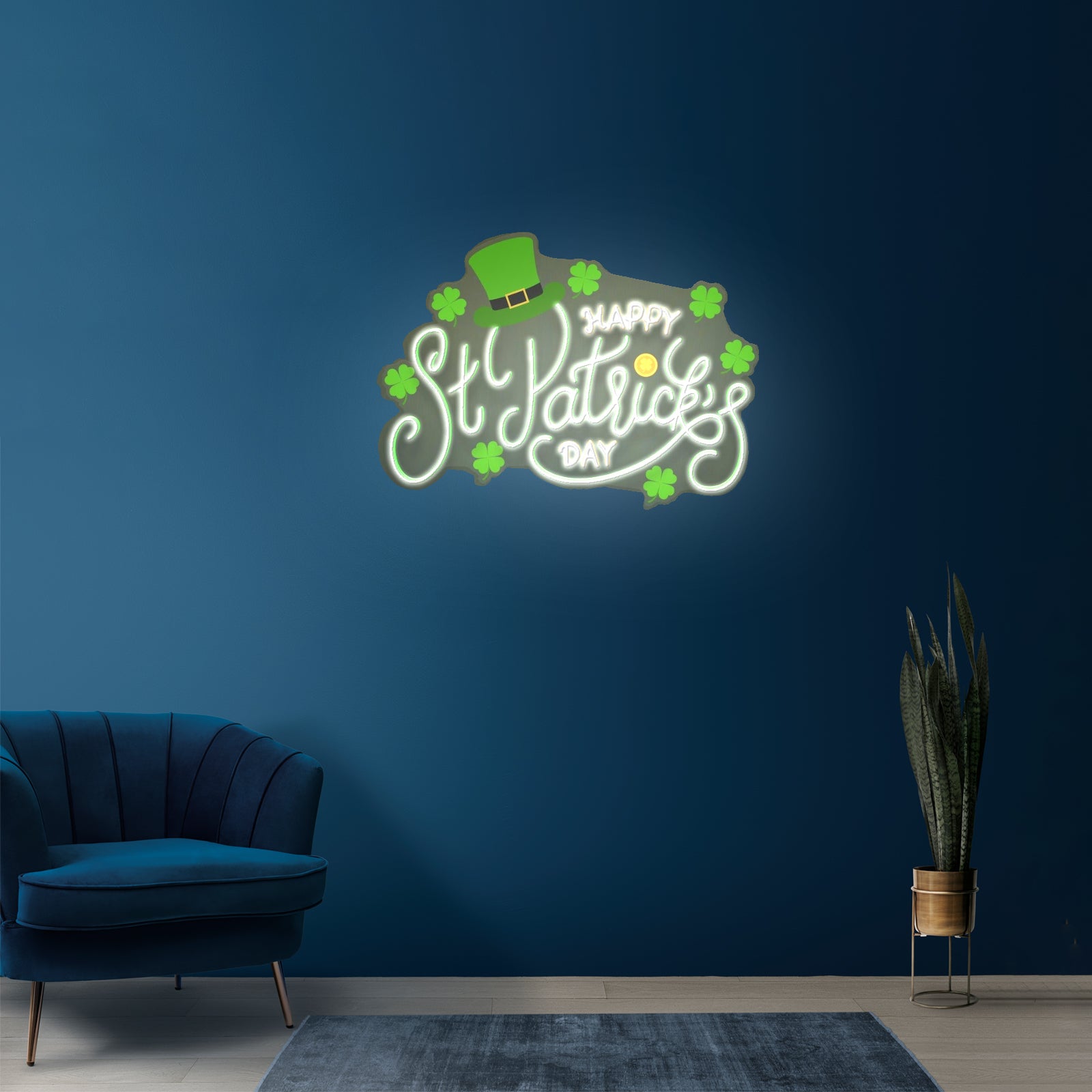 Wavy Merry Christmas Led Neon Acrylic Artwork For Sale