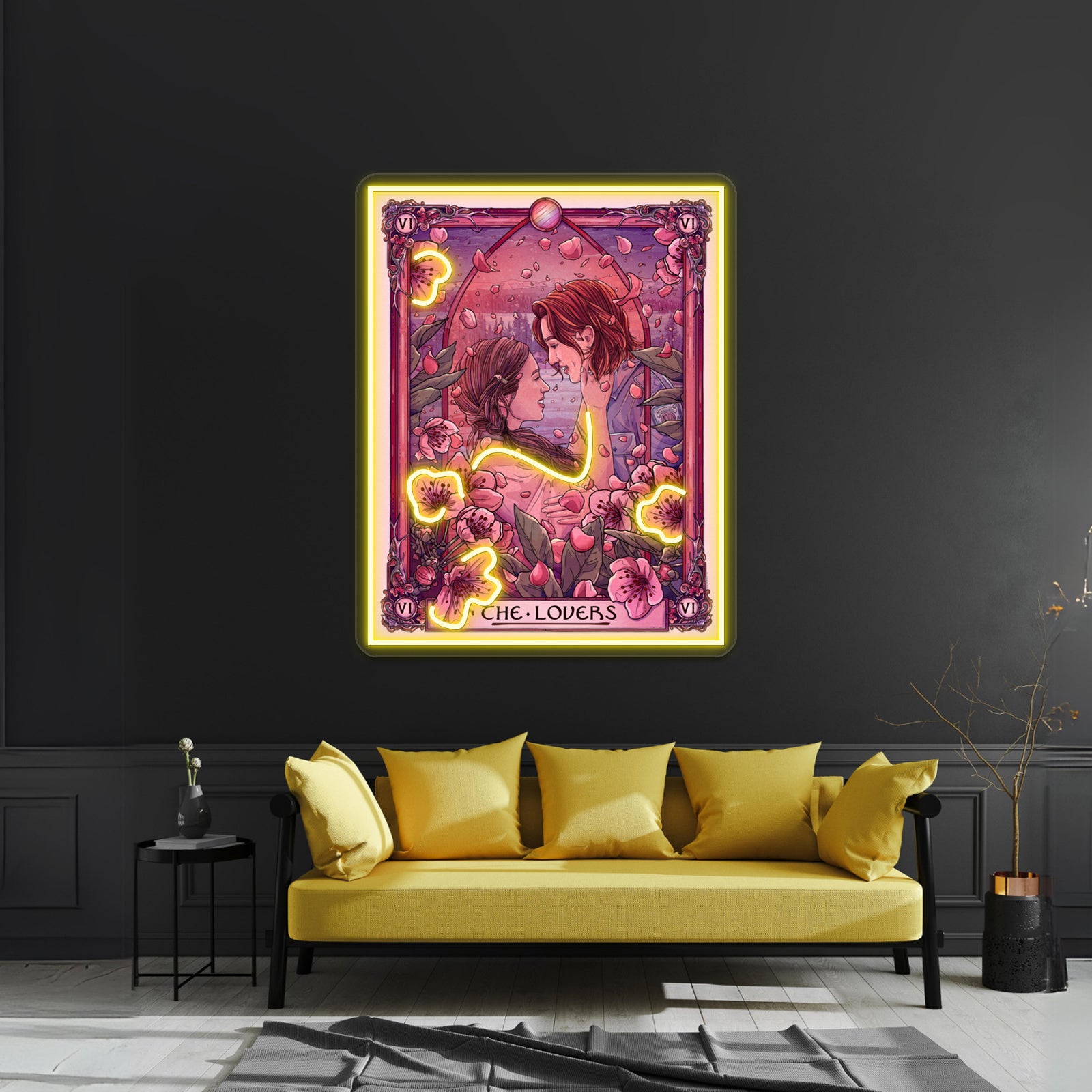 Wayhaught The Lovers Wynonna Earp Tarot Artwork Neon Signs Custom | Shineneon