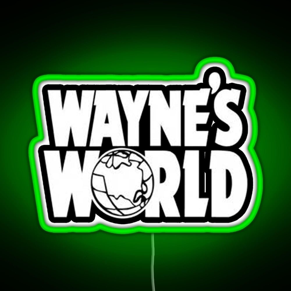 Waynes World Rgb Led Neon Sign Pop Wall Art - Shineneon