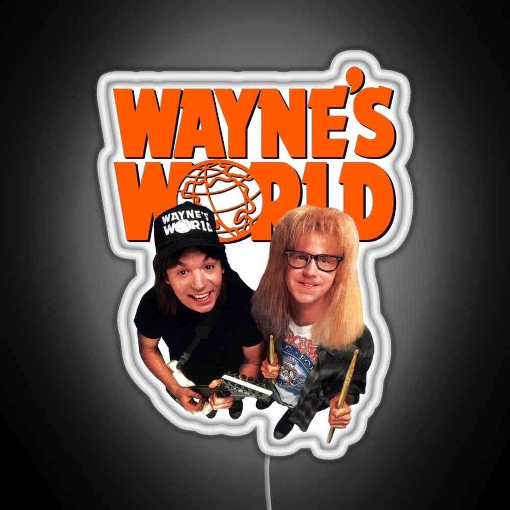 Waynes World Rgb Led Sign
