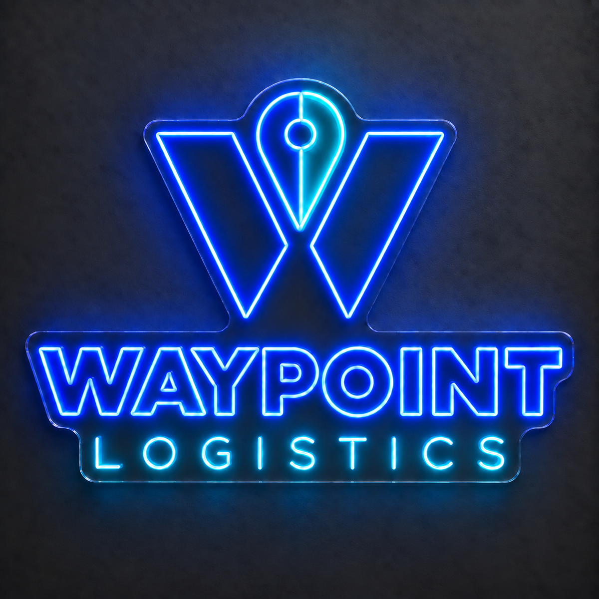 Waypoint Logistics Custom LED Neon Sign